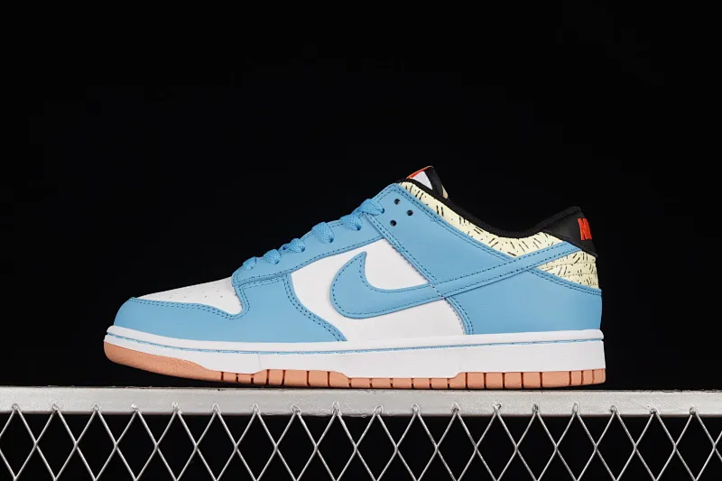 All categories Nk SB Dunk series Nk SB Dunk Low low-top sneakers J version Kyrie Irving x Nk Dunk Low white and blue Irving SB low-top sports and leisure sneakers DN4179-400